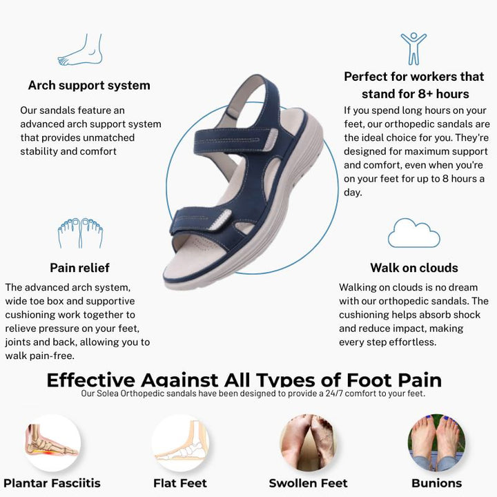 SOLEA | Orthopedic women sandals