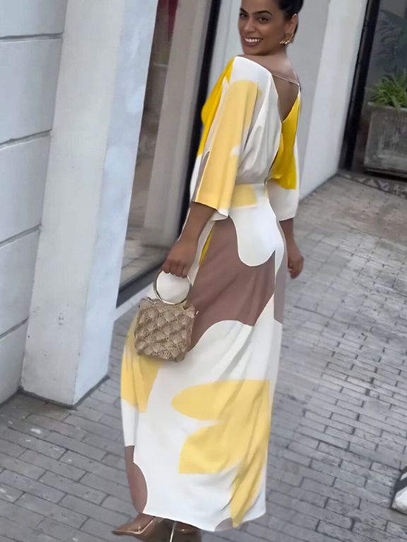 SONIA | Elegant V-Neck Dress