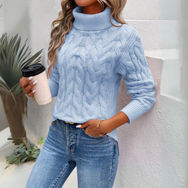 LANA™ | Cozy Knit Turtleneck Sweater