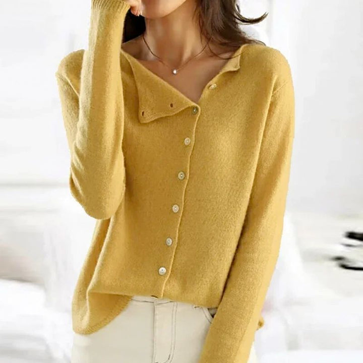 ELISA™ | Chic Button Sweater