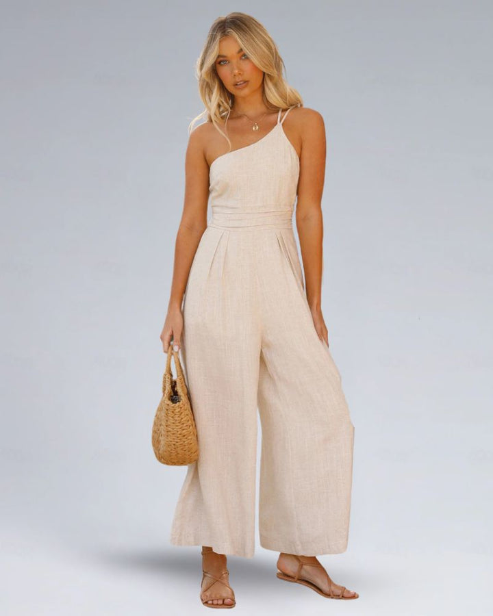 JILIAN | Linen Strapped Jumpsuit