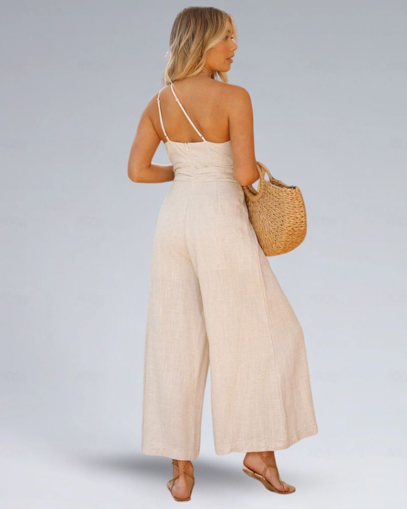 JILIAN | Linen Strapped Jumpsuit