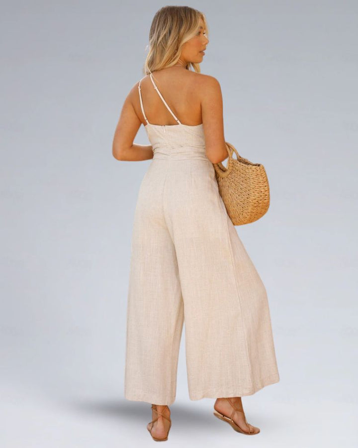JILIAN | Linen Strapped Jumpsuit