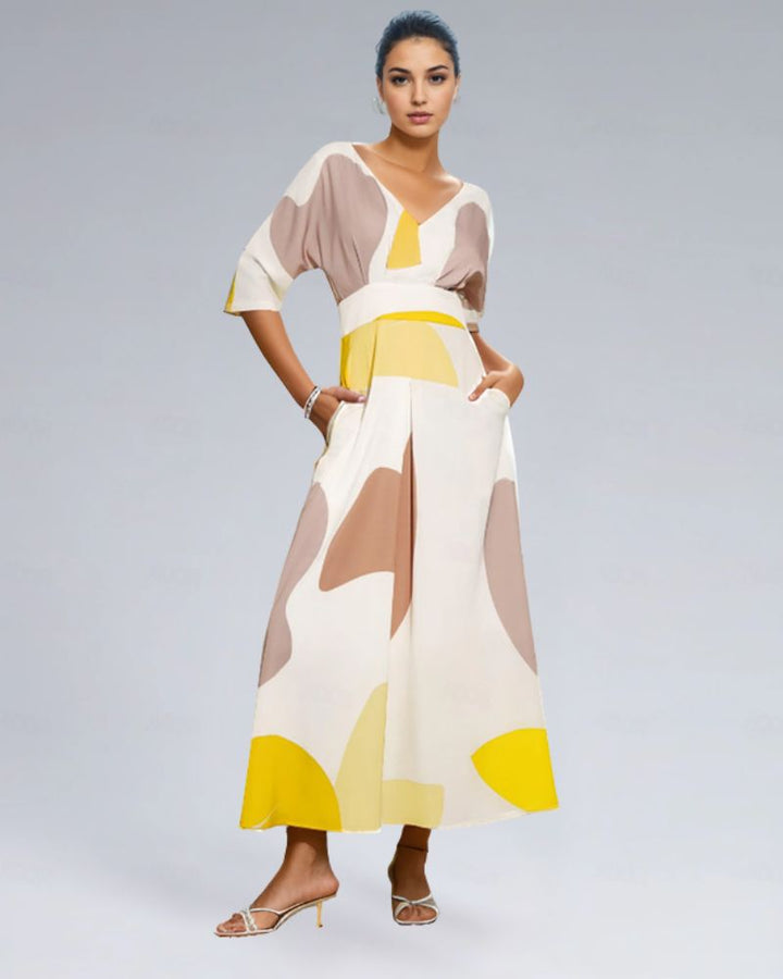 SONIA | Elegant V-Neck Dress