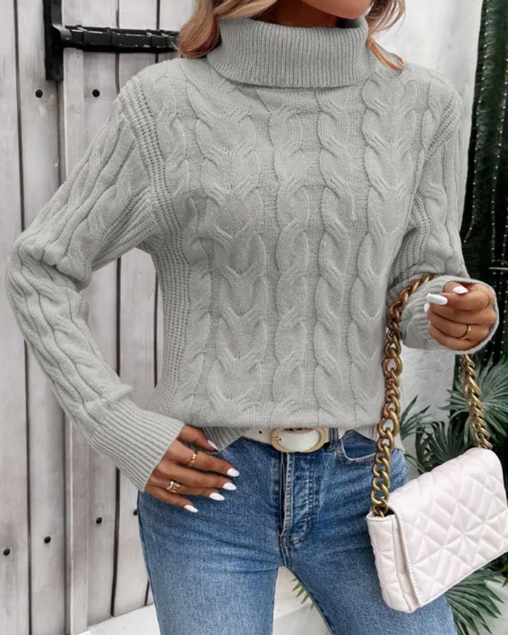 LANA™ | Cozy Knit Turtleneck Sweater