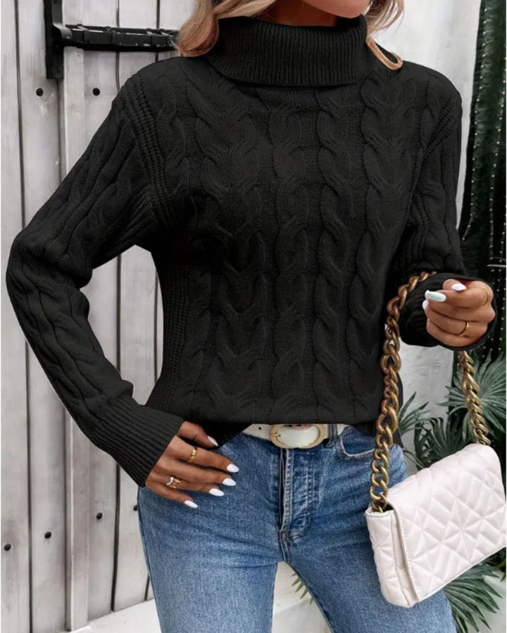 LANA™ | Cozy Knit Turtleneck Sweater