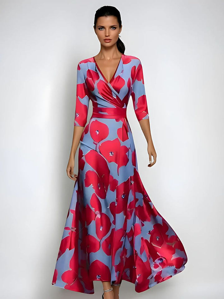 JOANA | Elegant Floral Maxi Dress