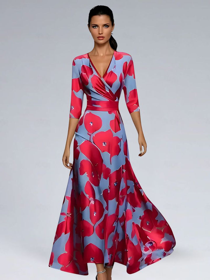 JOANA | Elegant Floral Maxi Dress