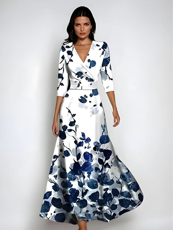 JOANA | Elegant Floral Maxi Dress