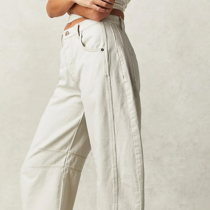 ALICIA | Comfortable wide-leg jeans