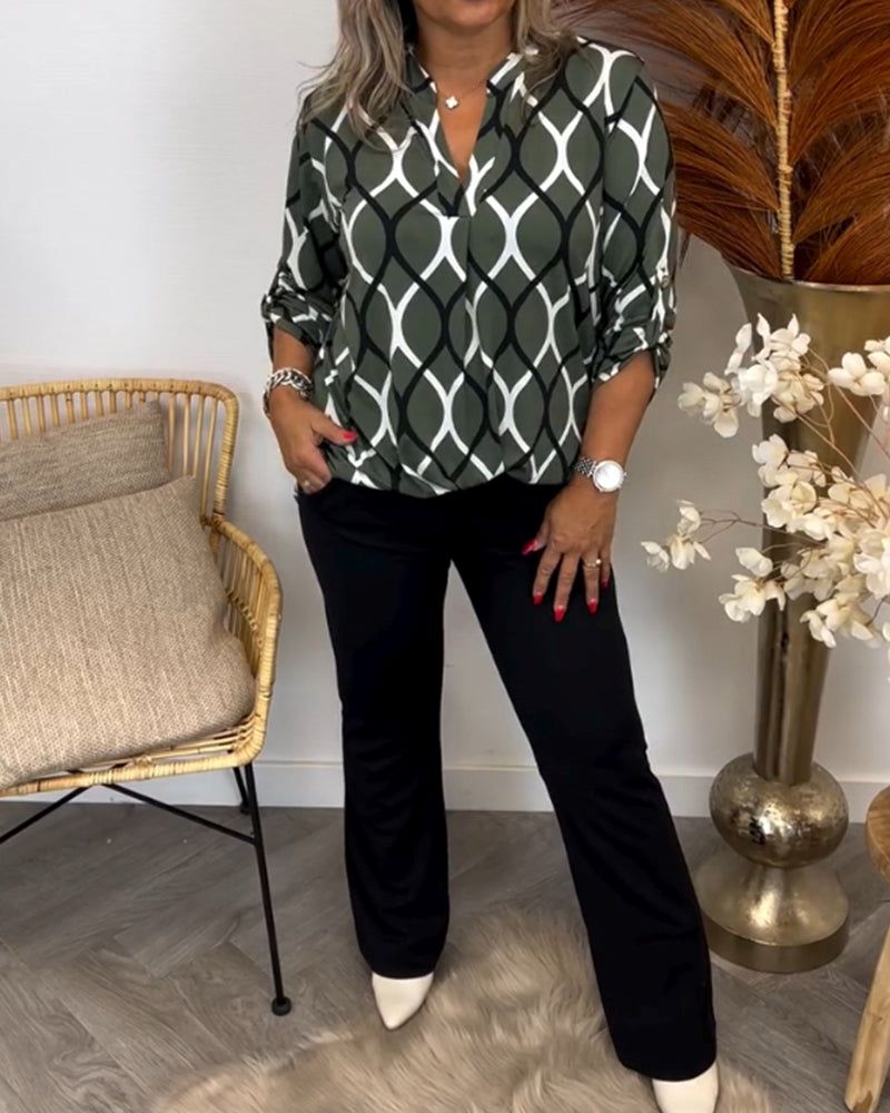 LILY™ | Trendy printed blouse