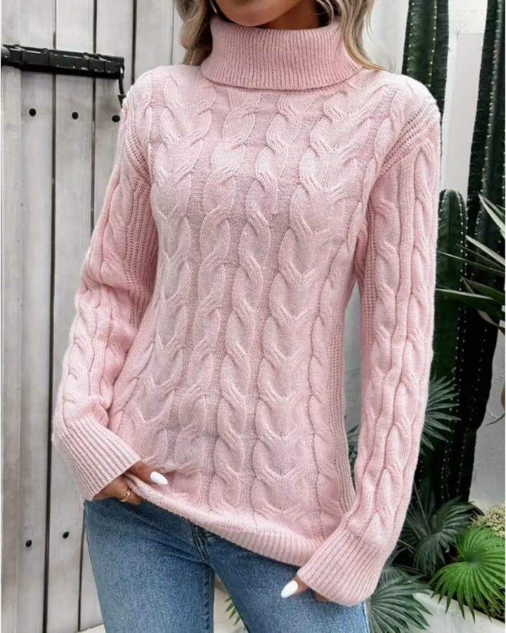 LANA™ | Cozy Knit Turtleneck Sweater