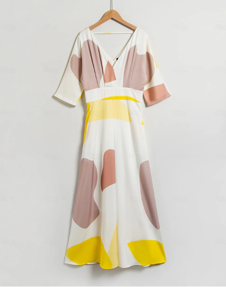 SONIA | Elegant V-Neck Dress