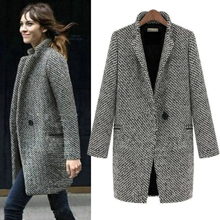 HELENA | Timeless Checkered Coat