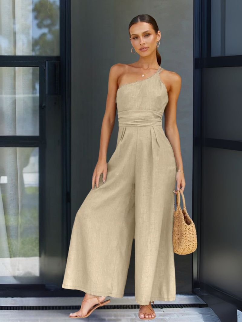 JILIAN | Linen Strapped Jumpsuit