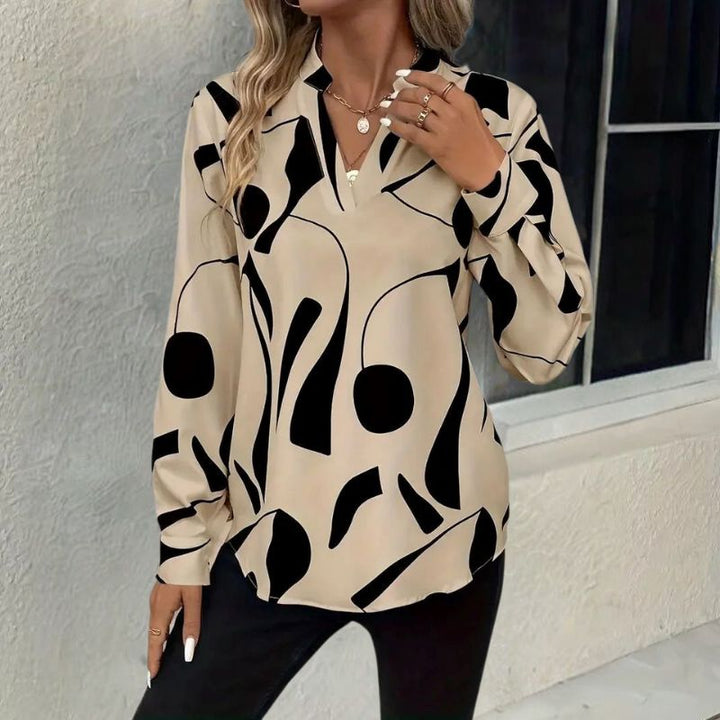 TORI™ | Stunning abstract print blouse