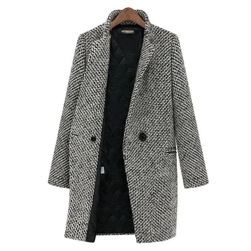 HELENA | Timeless Checkered Coat