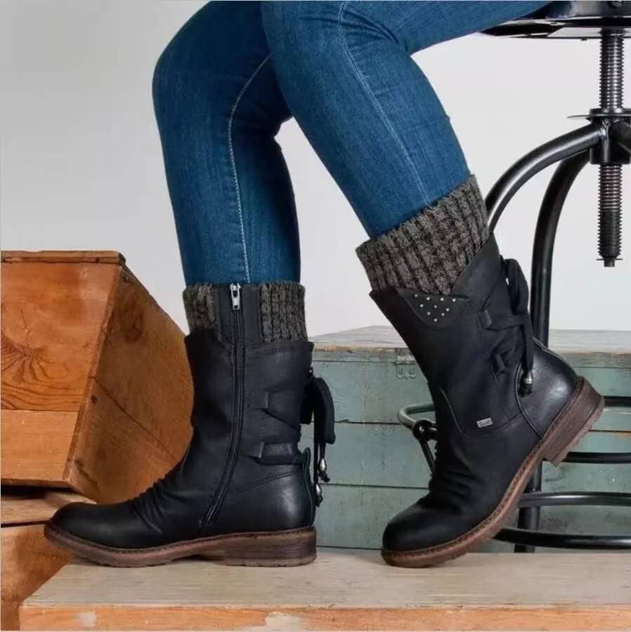 LISE | Cozy Mid-Calf Weatherproof Boots