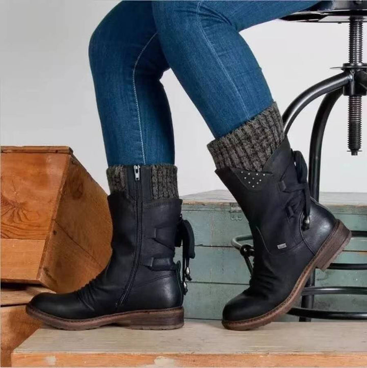 LISE | Cozy Mid-Calf Weatherproof Boots