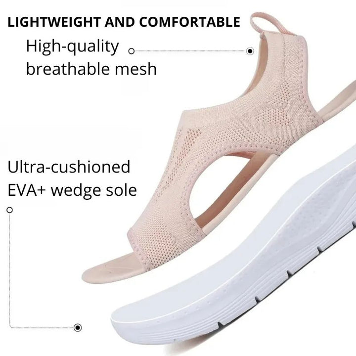 ELEA | Women's Wedge Sandals with Orthopedic Comfort