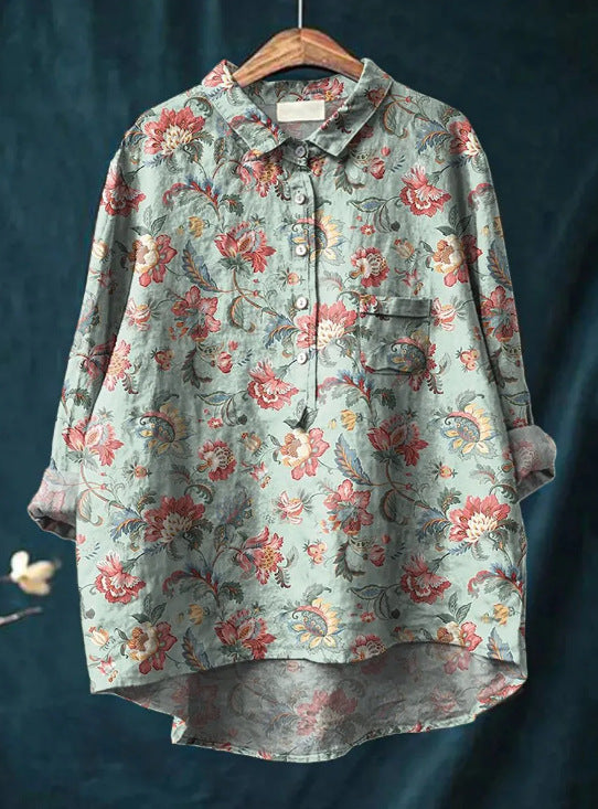 RITA | Elegant floral shirt