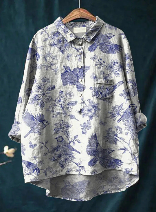 RITA | Elegant floral shirt