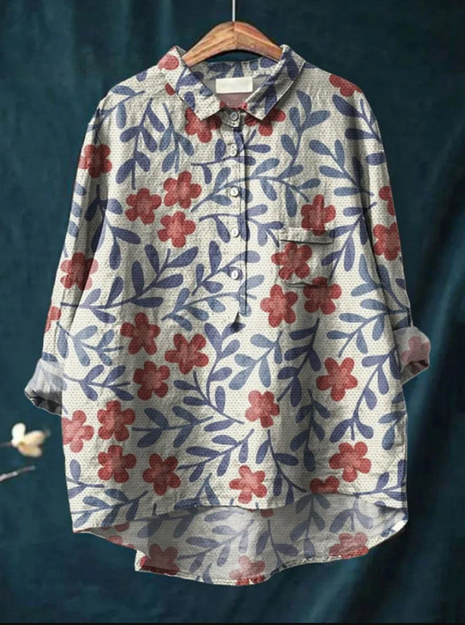 RITA | Elegant floral shirt