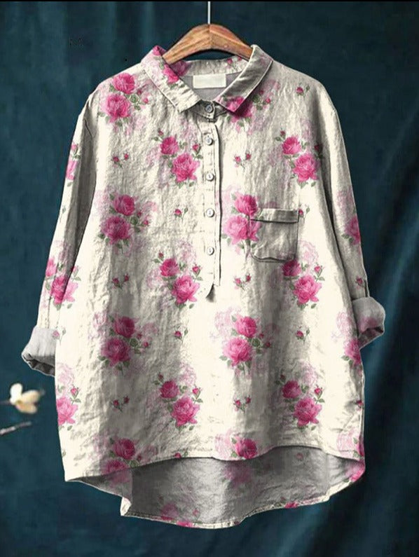 RITA | Elegant floral shirt
