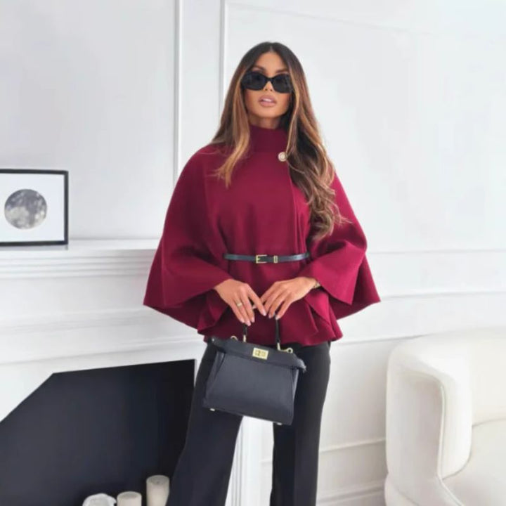 LORETTA | Elegant Cape Coat