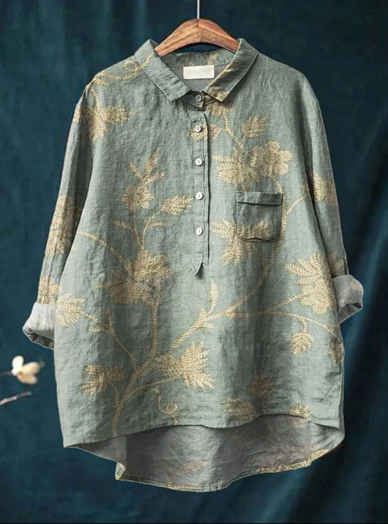 RITA | Elegant floral shirt