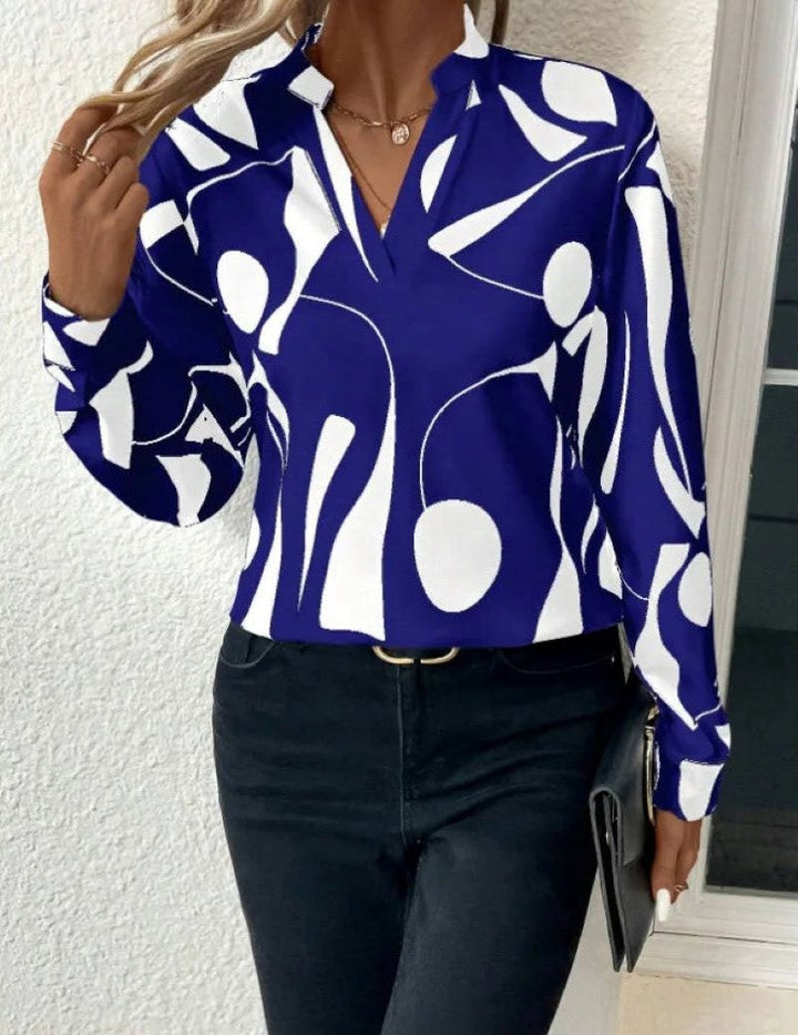 TORI™ | Stunning abstract print blouse