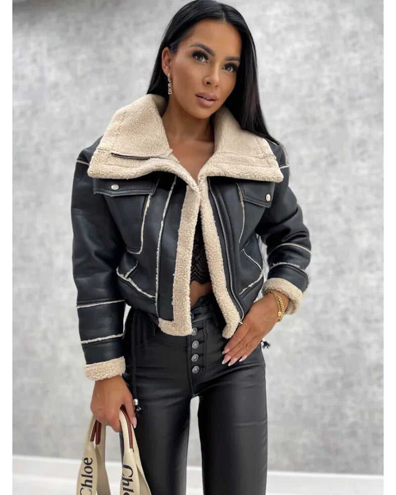 SARA™ | Stylish Leather jacket