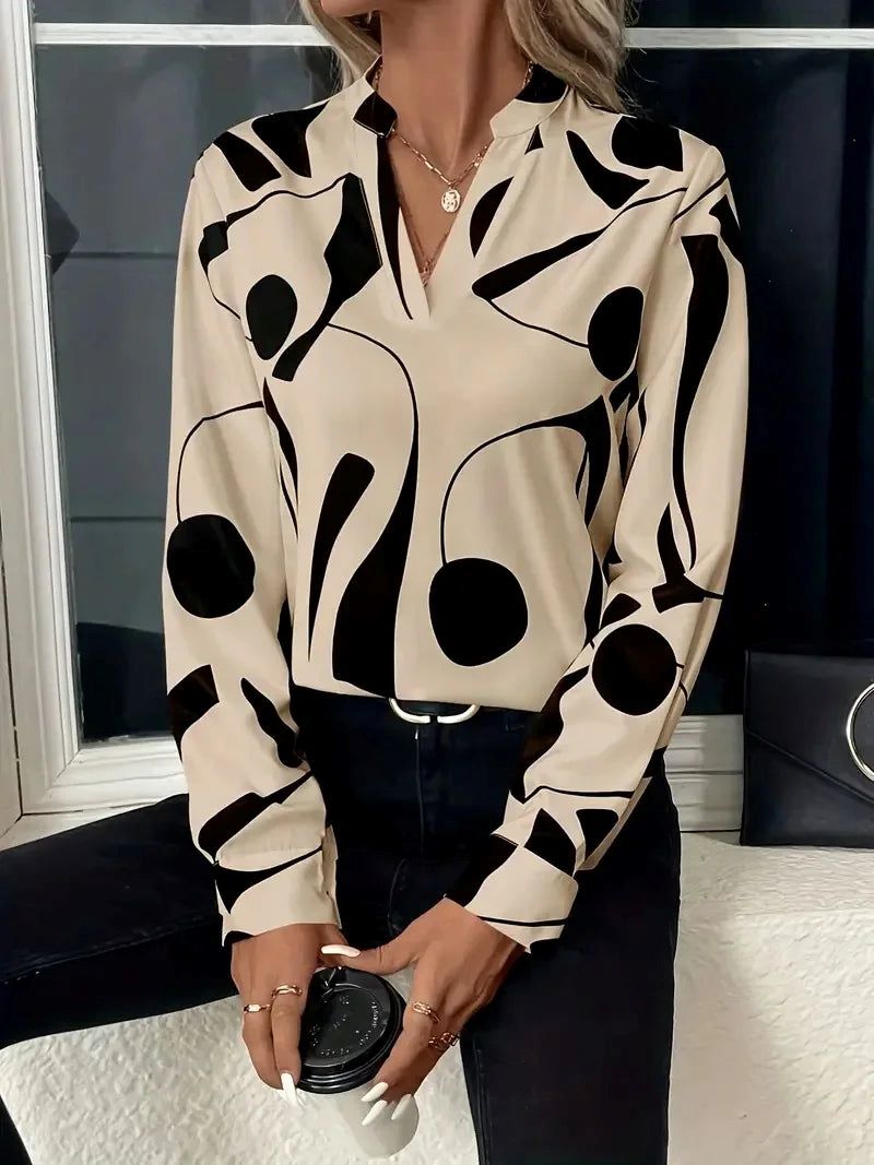 TORI™ | Stunning abstract print blouse