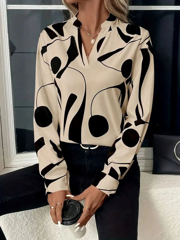 TORI™ | Stunning abstract print blouse