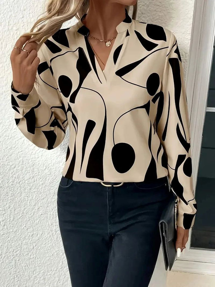 TORI™ | Stunning abstract print blouse
