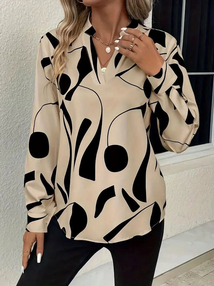 TORI™ | Stunning abstract print blouse
