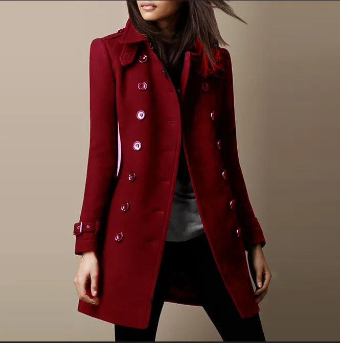 STACEY™ | Timeless Double-Breasted Coat
