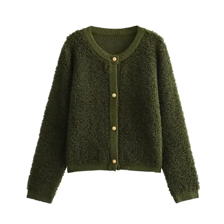 CHRISTELLE™ | Plush knit jacket