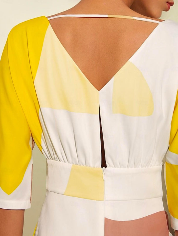 SONIA | Elegant V-Neck Dress